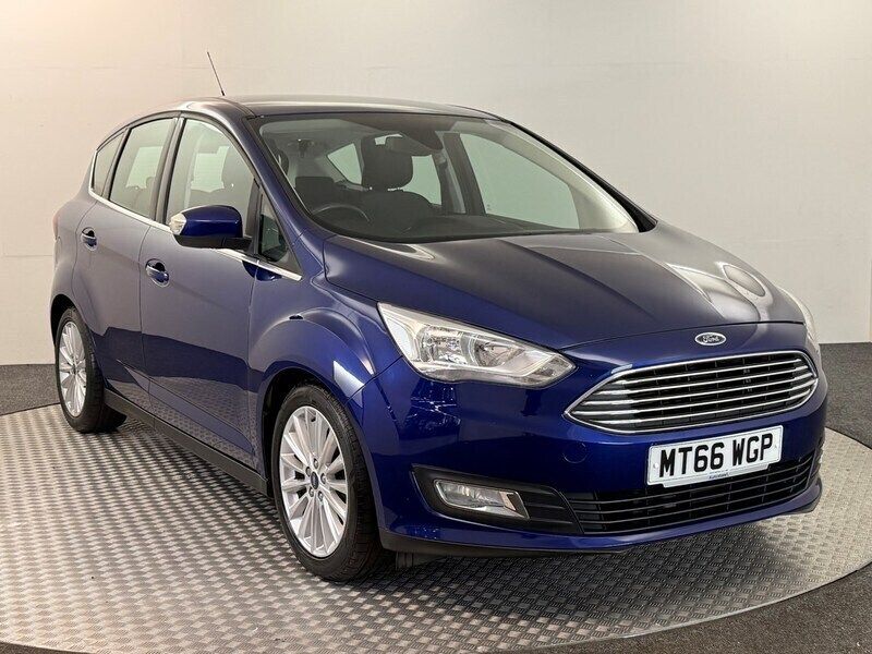 Blue Used 2017 Ford C-MAX Titanium MPV | £9,025 (Fair price) - Image 1/4