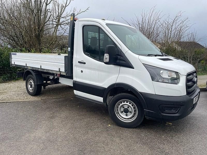 Used Ford Transit 130 HP (95 kW) 2021 White Cabriolet