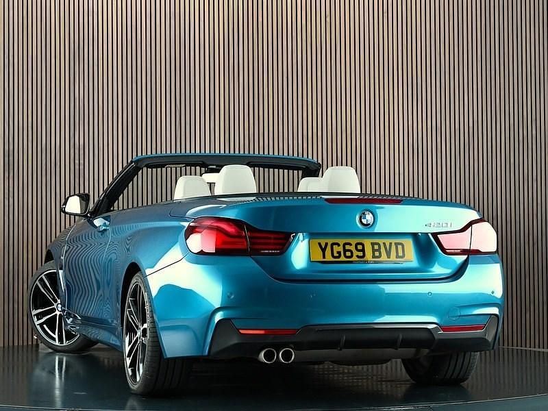 Used BMW 420 M Sport 184 HP (135 kW) 2019 Blue Cabriolet
