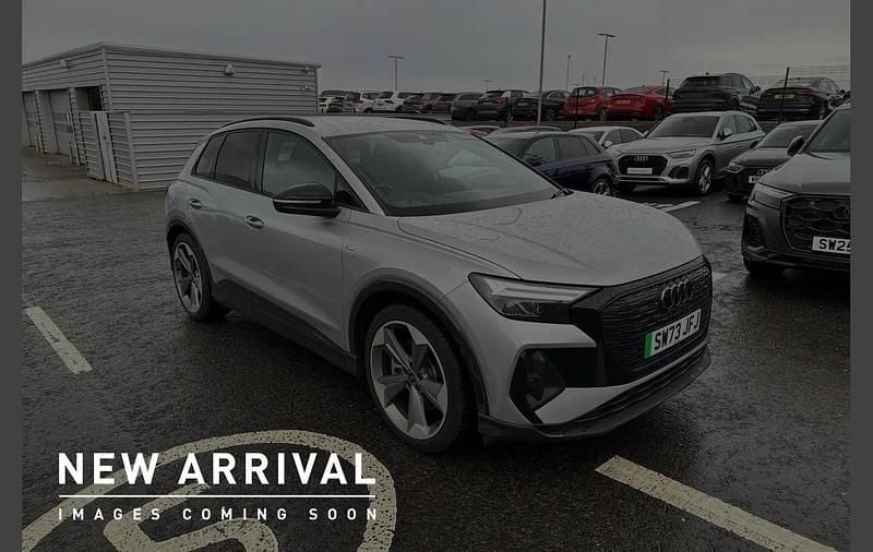 Silver Used 2023 Audi Q4 e-tron Black Edition SUV | £31,194 (Fair price) - Image 1/4
