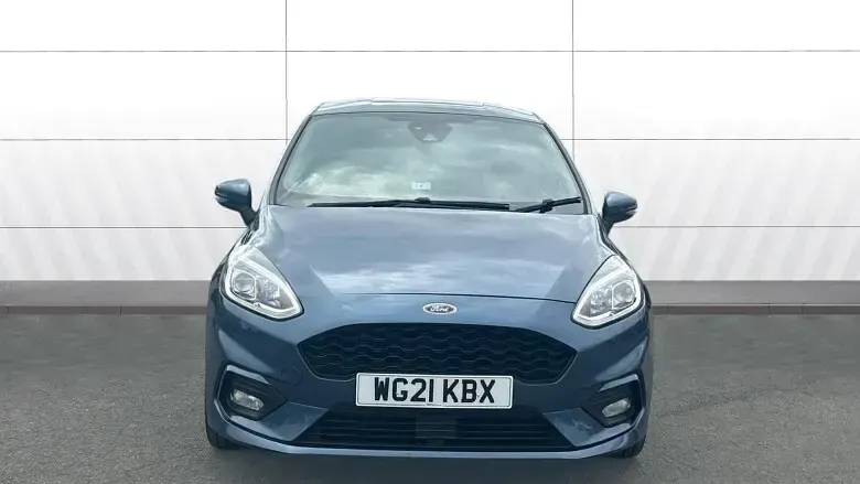 Used Ford Fiesta ST-Line 125 HP (91 kW) 2021 Blue Hatchback