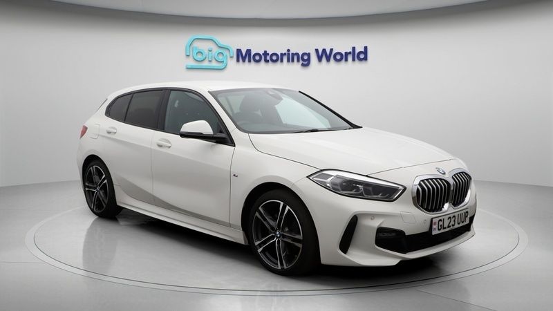 White Used 2023 BMW 118 M Sport Hatchback | £20,800 (Good price) - Image 1/4