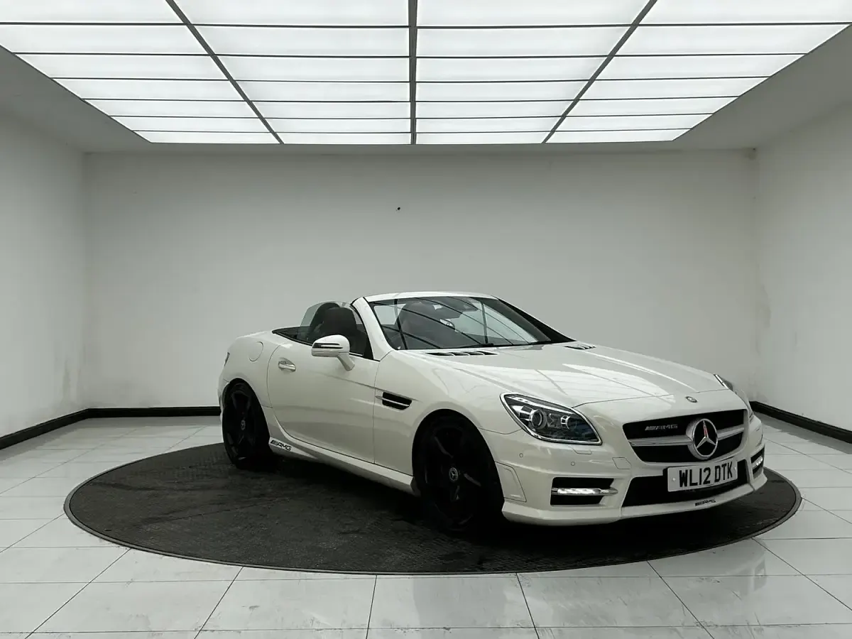 Used Mercedes SLK250 AMG 2012 White Cabriolet