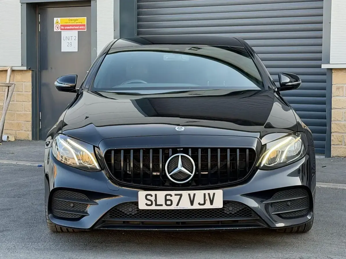 Used Mercedes E220 AMG line 2017 Black Sedan