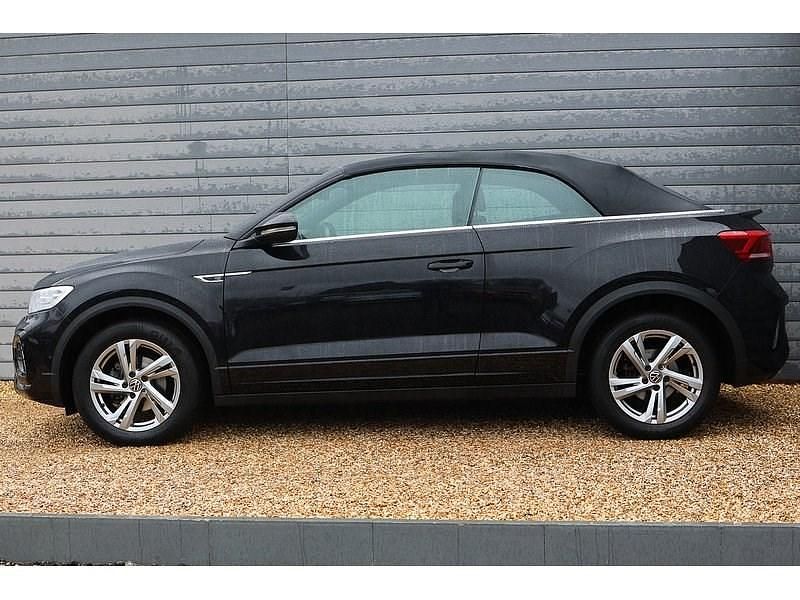 Used VW T-Roc Cabriolet R-line 150 HP (110 kW) 2022 Black Cabriolet