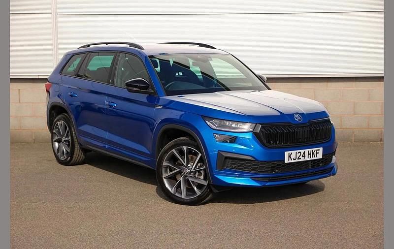 Used Skoda Kodiaq SportLine 196 HP (144 kW) 2024 Race blue metallic SUV