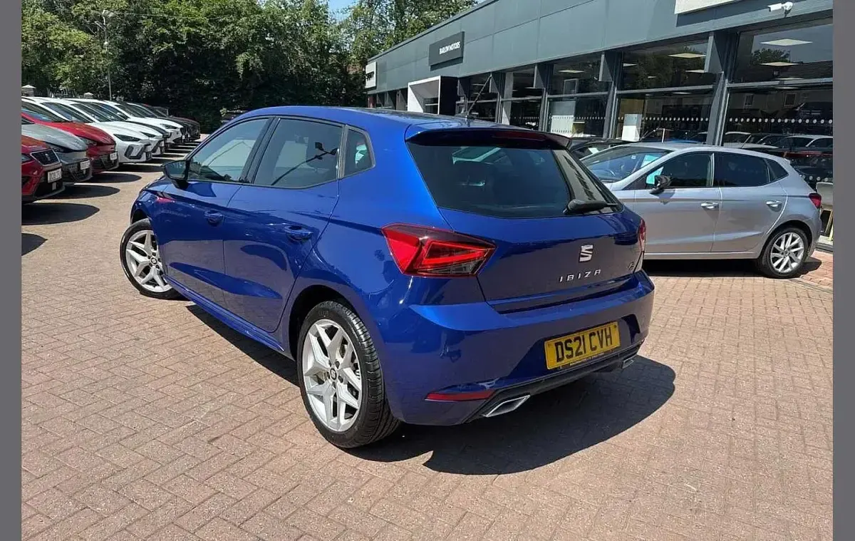 Used Seat Ibiza FR 115 HP (84 kW) 2021 Blue Hatchback