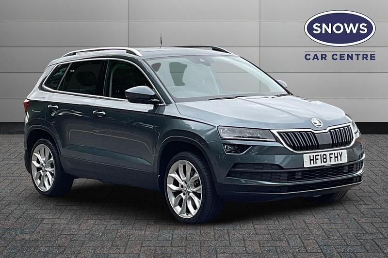Grey Used 2018 Skoda Karoq SUV | £13,999 (A bit pricey) - Image 1/4