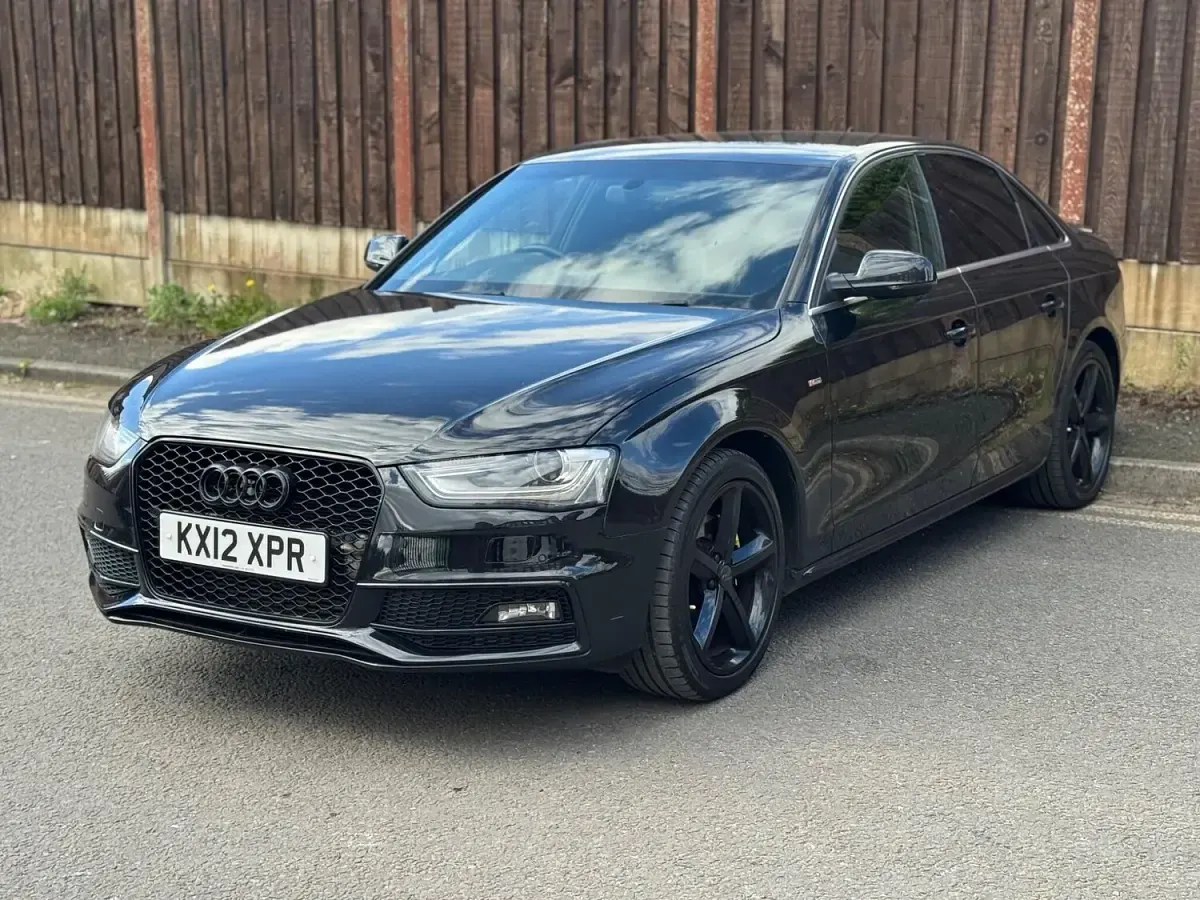 Used Audi A4 S-Line 170 HP (125 kW) 2012 Black Sedan