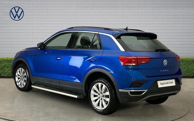 Used VW T-Roc SE 116 HP (85 kW) 2020 Blue SUV
