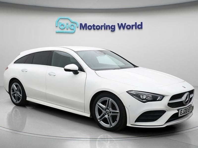 White Used 2020 Mercedes CLA220 Shooting Brake AMG line Estate | £20,000 (Good price) - Image 1/4