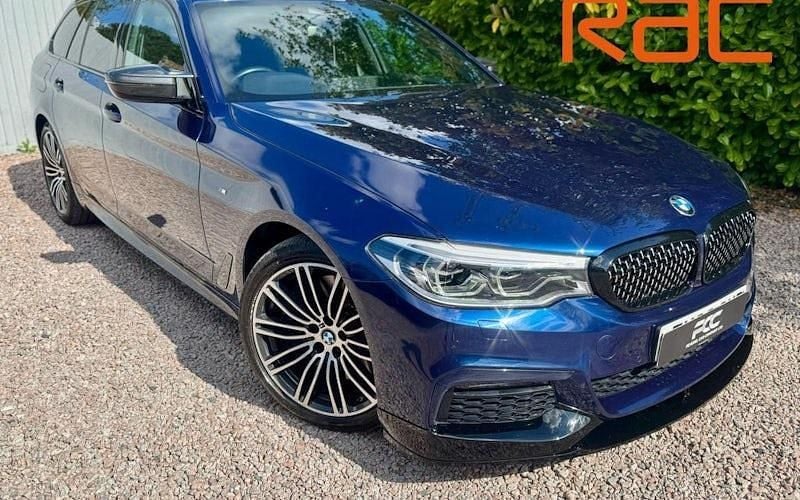 Blue Used 2019 BMW 540 M Sport Estate | £26,995 (Fair price) - Image 1/4