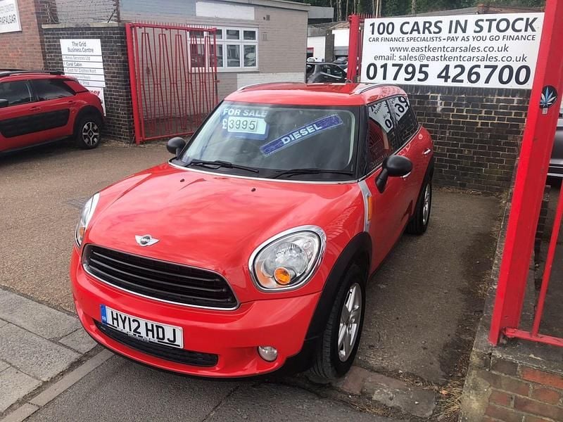 Used Mini One D 90 HP (66 kW) 2012 Red Hatchback