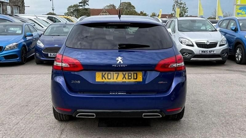 Used Peugeot 308 SW GT-line 150 HP (110 kW) 2016 Blue Estate