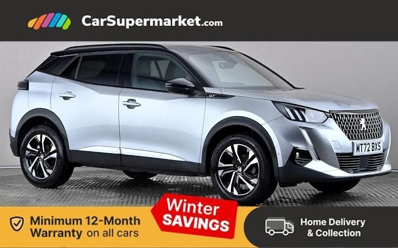 Grey Used 2022 Peugeot 2008 GT SUV | £14,397 (Fair price) - Image 1/3