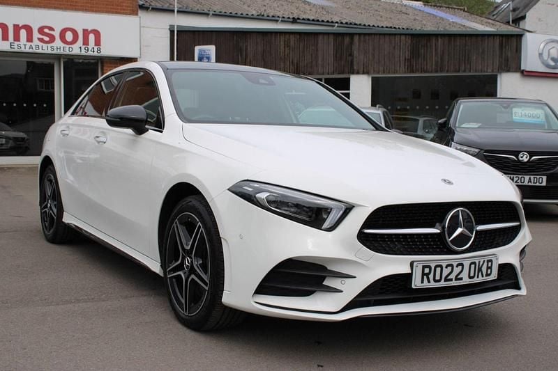 White Used 2022 Mercedes A250 AMG line Sedan | £24,684 (A bit pricey) - Image 1/3