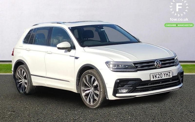 Used VW Tiguan R-line 150 HP (110 kW) 2020 White SUV