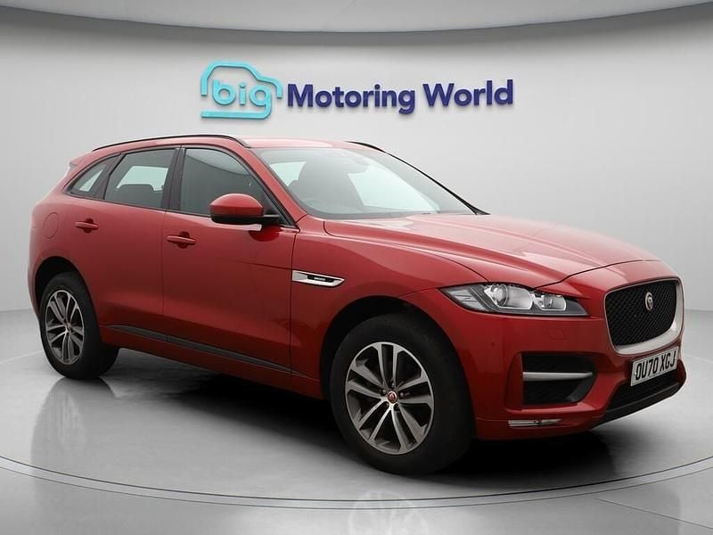 Red Used 2020 Jaguar F-Pace R-Sport SUV | £21,000 (Good price) - Image 1/4