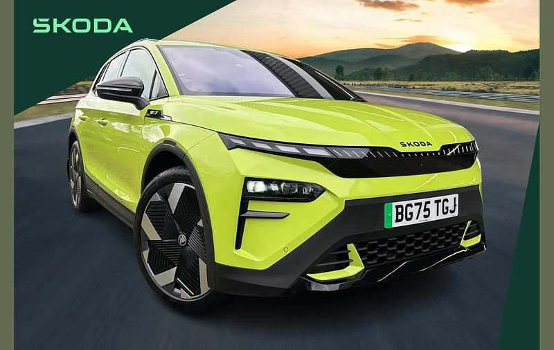 Green Used 2025 Skoda Elroq vRS SUV | £37,495 (Fair price) - Image 1/4