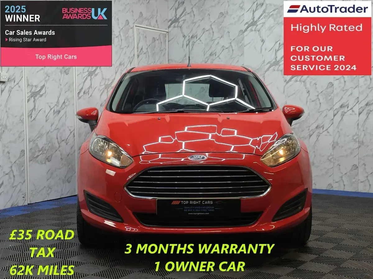 Used Ford Fiesta Style 82 HP (60 kW) 2015 Red Hatchback