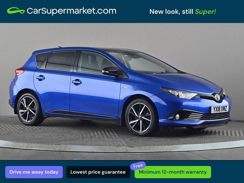Used Toyota Auris Design 136 HP (100 kW) 2018 Blue/black Hatchback