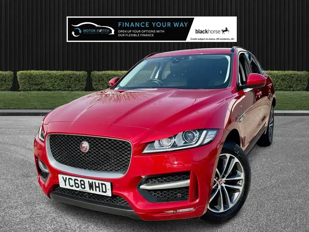 Used Jaguar F-Pace R-Sport 180 HP (132 kW) 2018 Red SUV