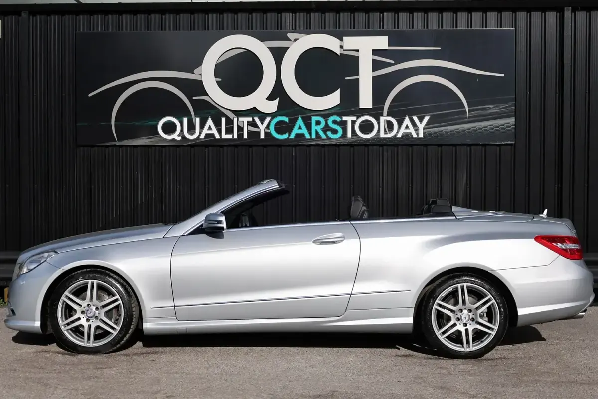 Used Mercedes E220 170 HP (125 kW) 2012 Silver Cabriolet