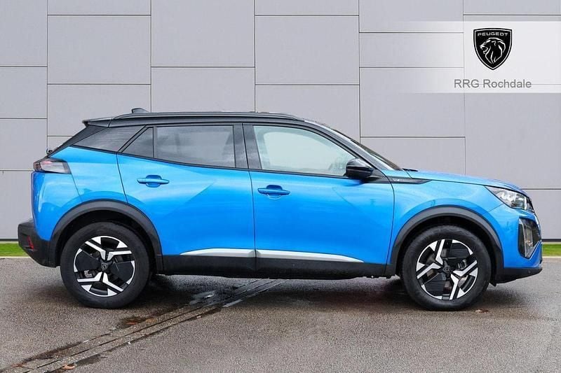 Blue Used 2024 Peugeot e-2008 GT SUV | £21,995 - Image 1/4