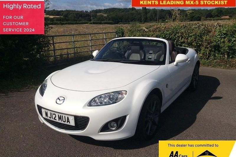 Crystal white Used 2012 Mazda MX5 Edition Cabriolet | £8,695 (Fair price) - Image 1/1
