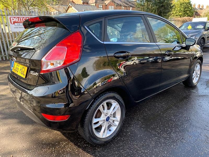 Used Ford Fiesta Zetec 2017 Black Hatchback