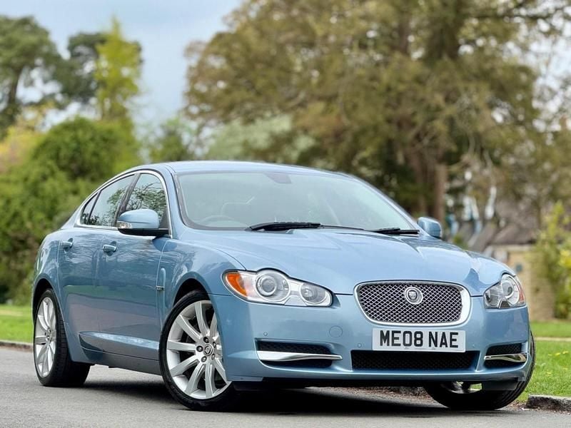 Blue Used 2008 Jaguar XF Premium Luxury Sedan | £6,995 (Expensive) - Image 1/4