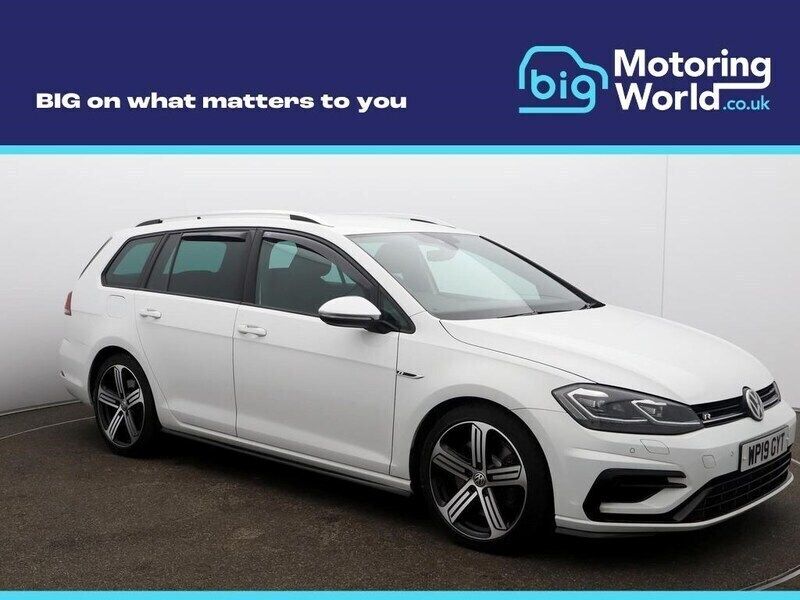 White Used 2019 VW Golf VII R Estate | £20,500 (Super price) - Image 1/4