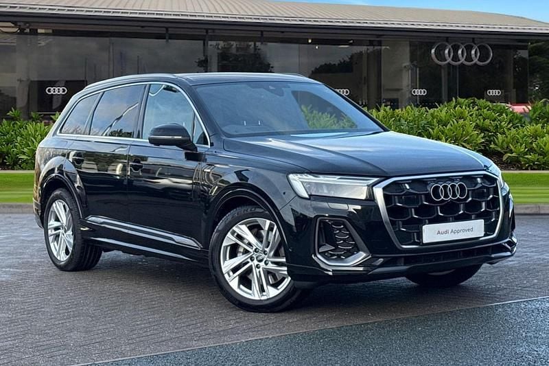 Black Used 2025 Audi Q7 S-Line SUV | £53,650 (A bit pricey) - Image 1/4