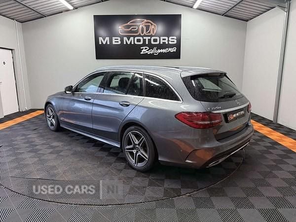 Used Mercedes C220 AMG line 194 HP (142 kW) 2019 Grey Estate