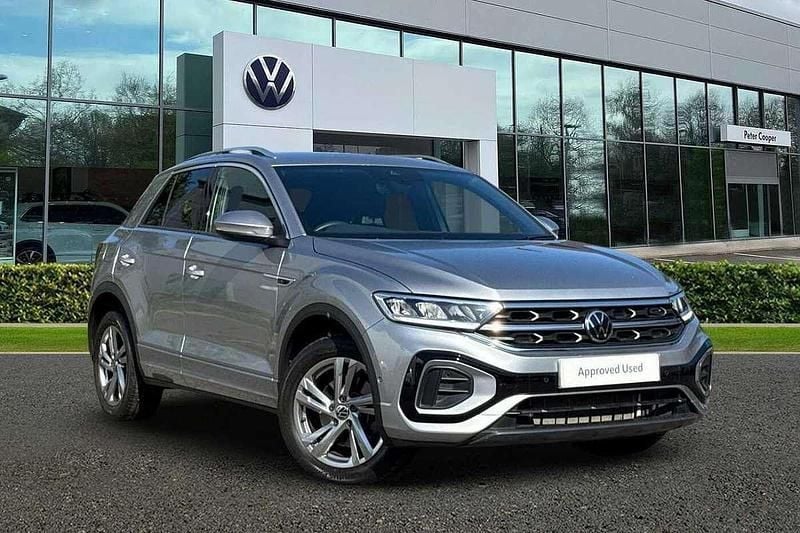 Silver Used 2022 VW T-Roc R-line SUV | £25,295 (Fair price) - Image 1/4