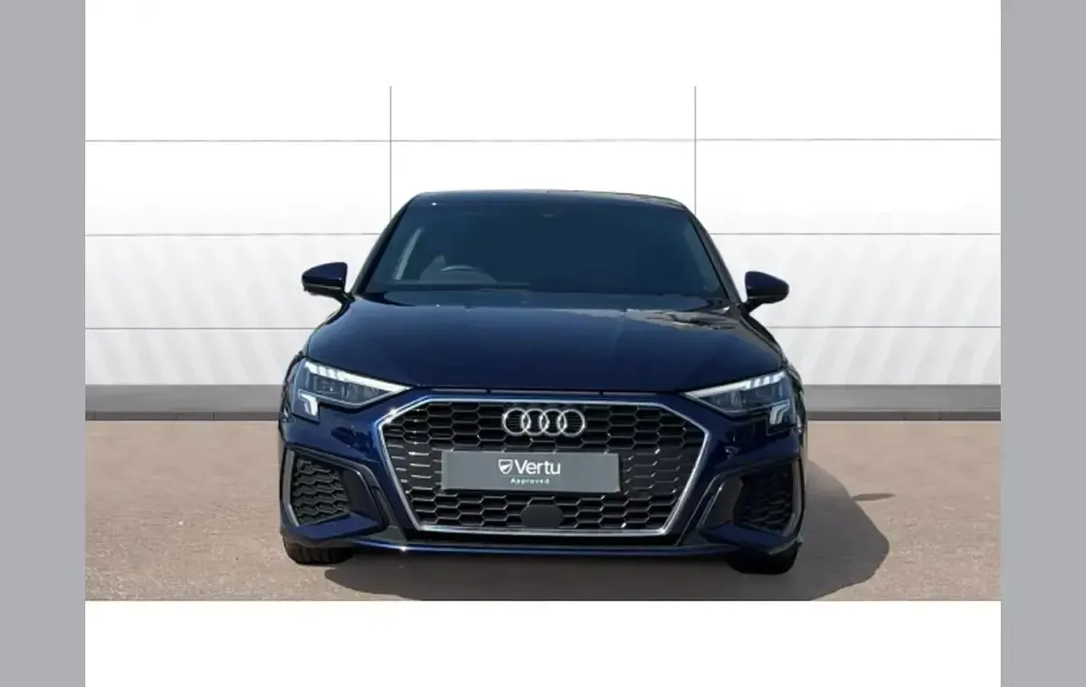 Used Audi A3 S-Line 150 HP (110 kW) 2023 Blue Sedan