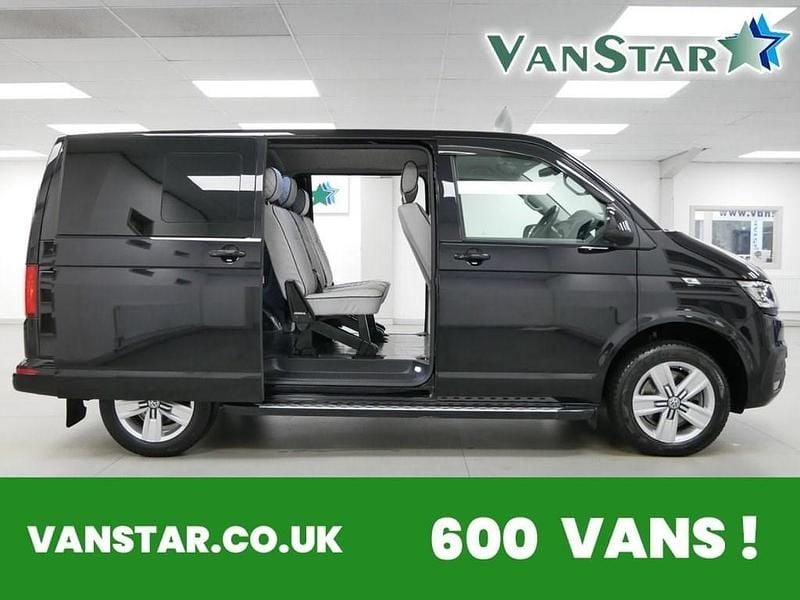 Black Used 2023 VW Transporter Highline Van | £37,989 (Good price) - Image 1/4