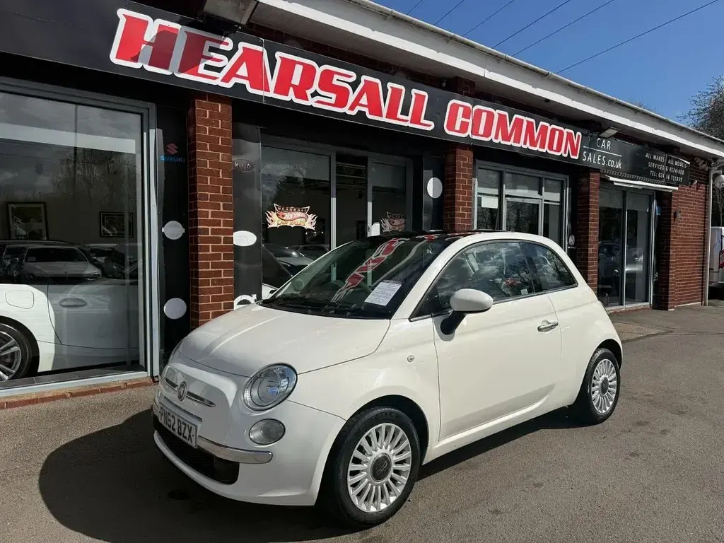 Used Fiat 500 Lounge 69 HP (50 kW) 2012 White Hatchback