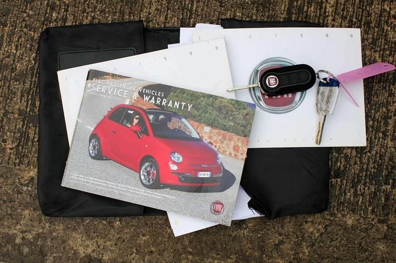 Used Fiat 500 Pop 69 HP (50 kW) 2009 White Cabriolet