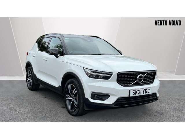 White Used 2021 Volvo XC40 R-Design SUV | £26,770 (A bit pricey) - Image 1/4