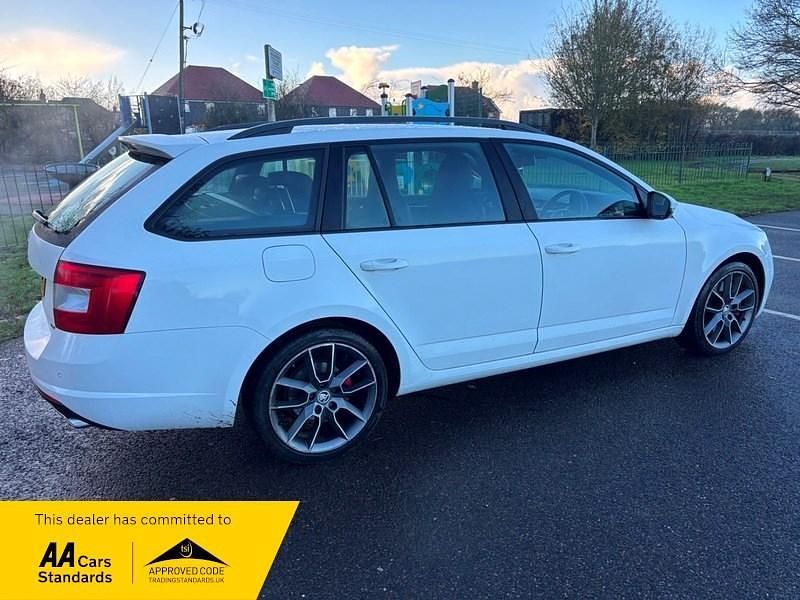 Used Skoda Octavia vRS 2015 White Estate