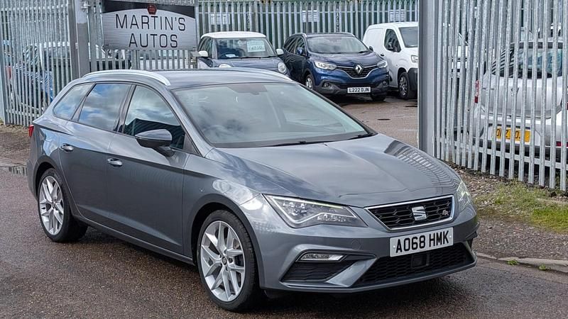 Grey Used 2018 Seat Leon FR Estate | £8,950 (Fair price) - Image 1/4
