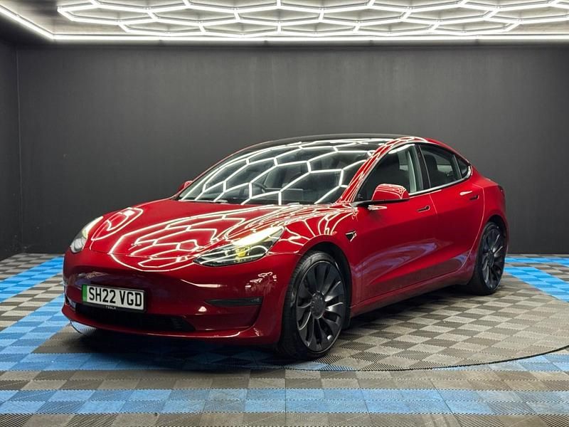 Used Tesla Model 3 Performance 461 kW (627 HP) 2022 Red Sedan
