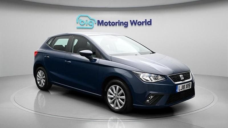 Used Seat Ibiza SE 95 HP (69 kW) 2018 Blue Hatchback