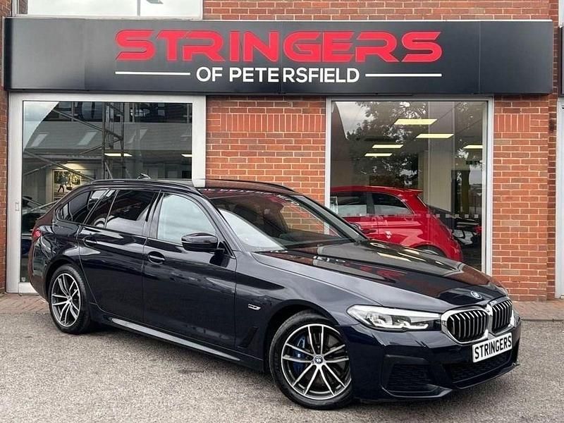 Black Used 2022 BMW 530e M Sport Estate | £21,950 (Fair price) - Image 1/4