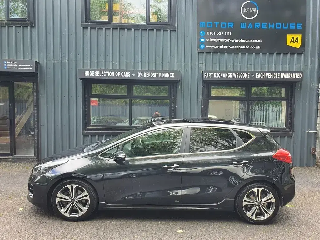 Used Kia Ceed GT-Line S 136 HP (100 kW) 2018 Black Hatchback