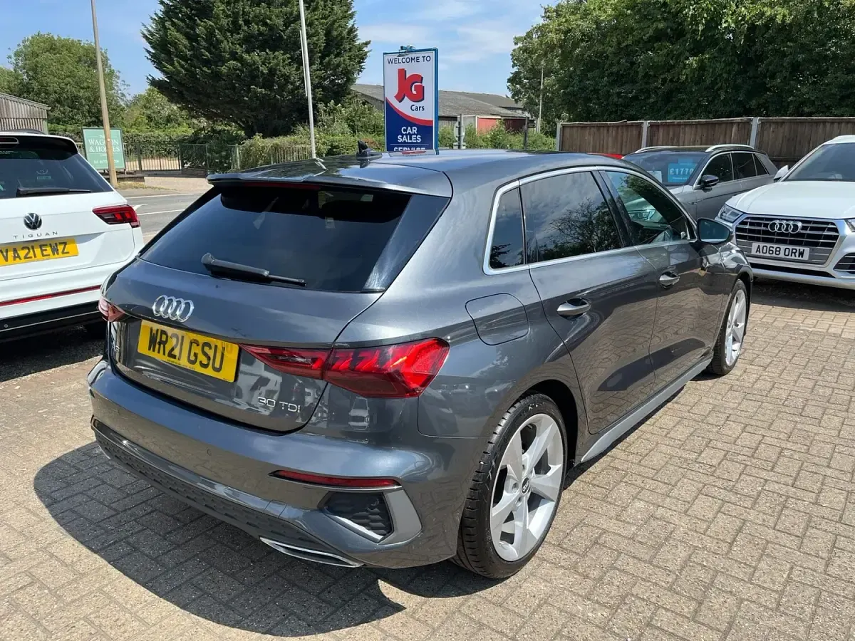 Used Audi A3 S-Line 116 HP (85 kW) 2021 Grey Sedan