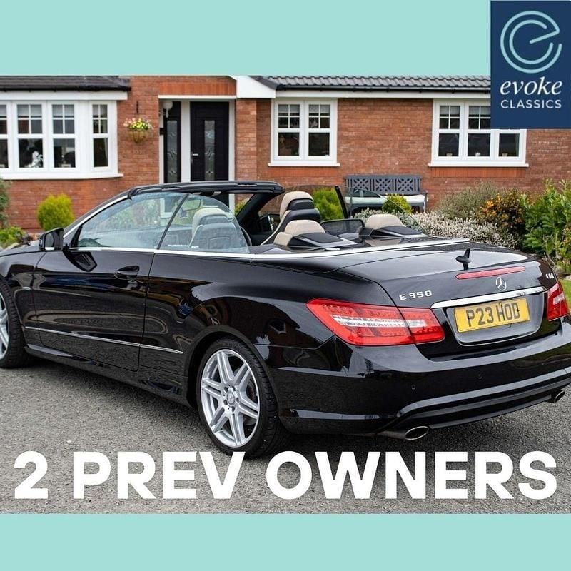 Used Mercedes E350 2011 Black Cabriolet