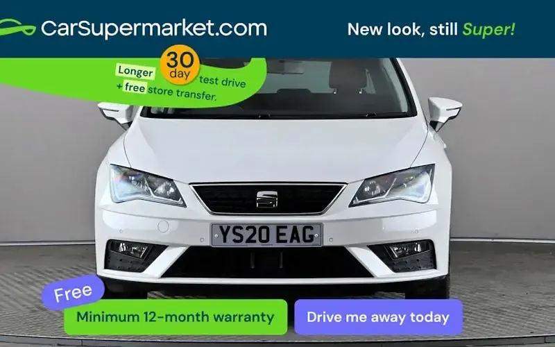 Begagnad Seat Leon SE Dynamic 116 HK (85 kW) 2020 Vit Halvkombi