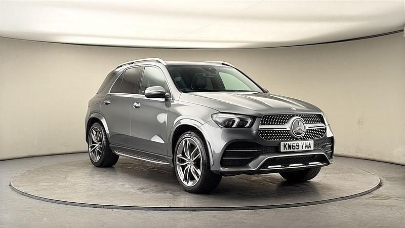Used Mercedes GLE400 AMG line 2019 Selenite grey SUV